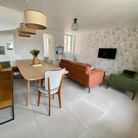 Maison Familiale Avec Exterieur Menage Et Linges Inclus Rouen Luaran gambar