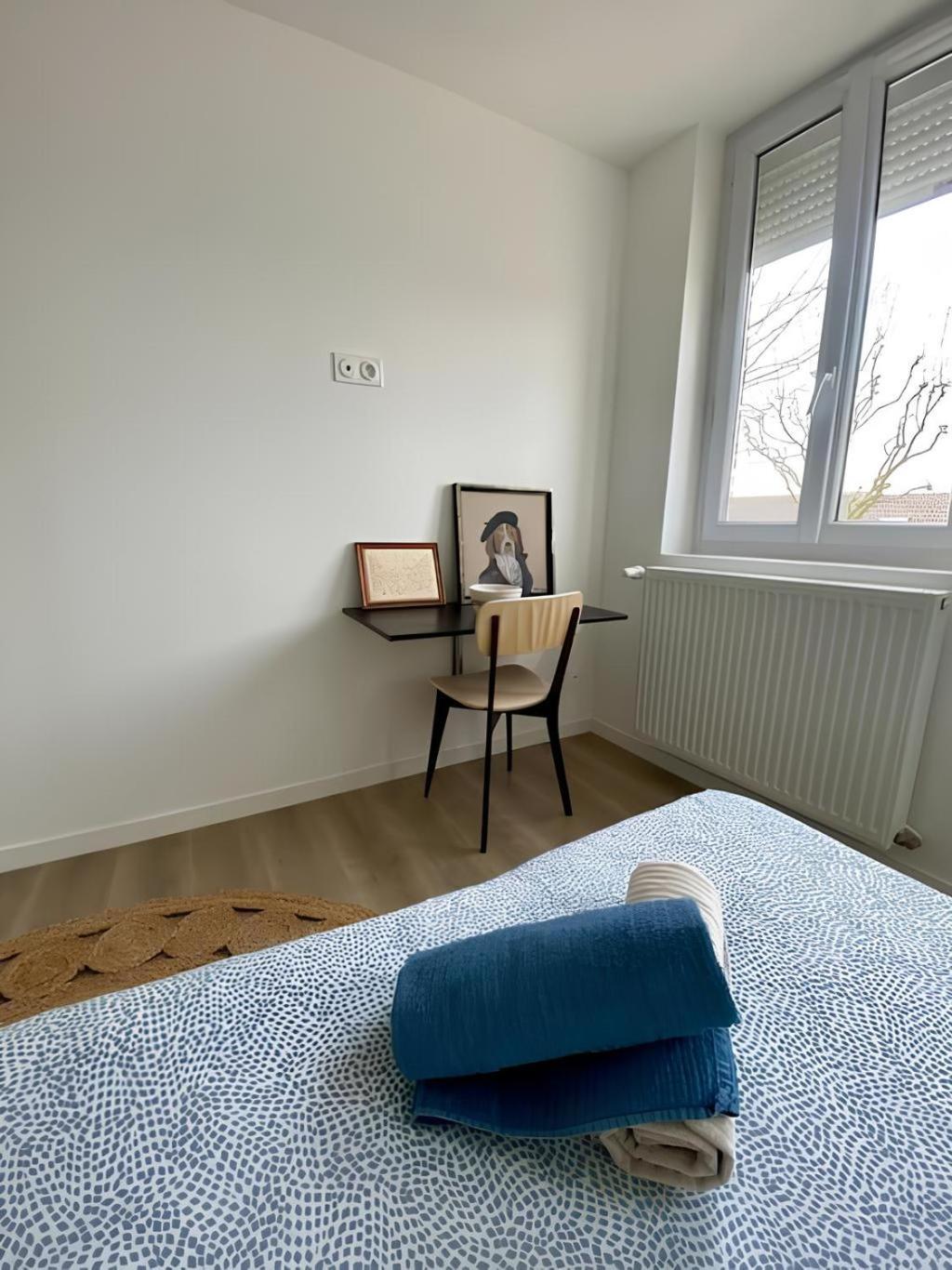 Maison Familiale Avec Exterieur Menage Et Linges Inclus Rouen Luaran gambar