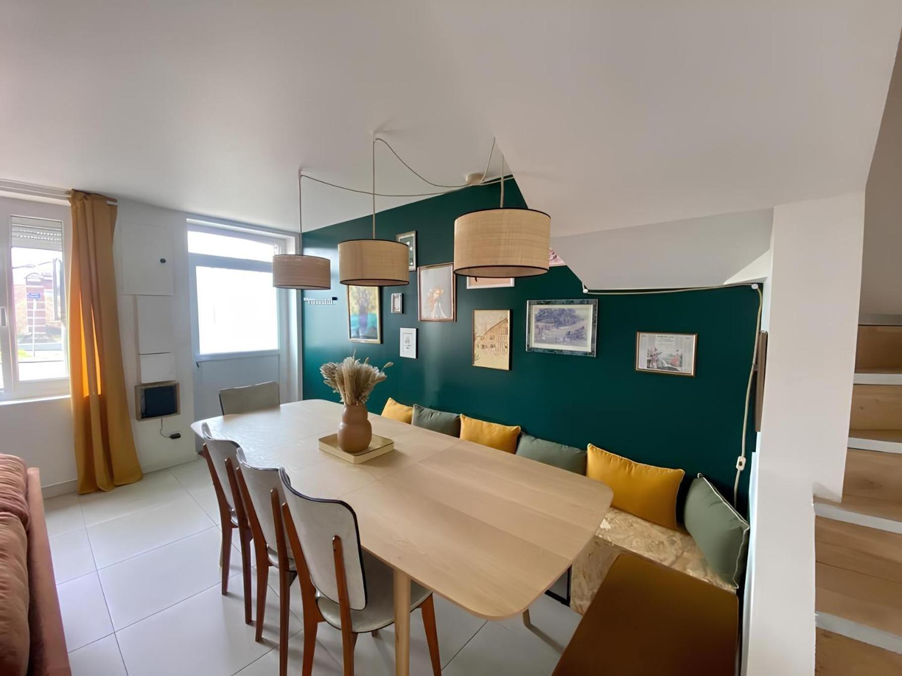 Maison Familiale Avec Exterieur Menage Et Linges Inclus Rouen Luaran gambar