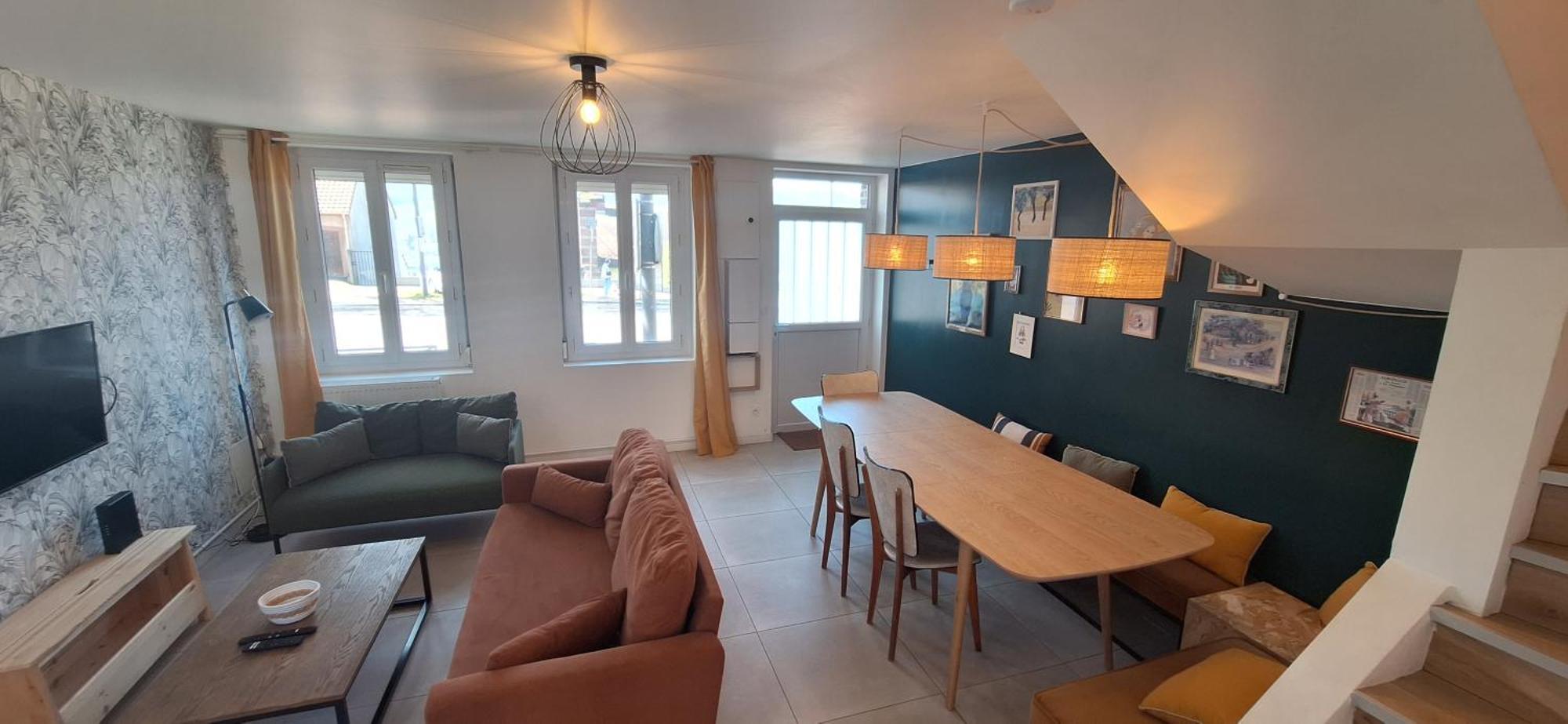 Maison Familiale Avec Exterieur Menage Et Linges Inclus Rouen Luaran gambar