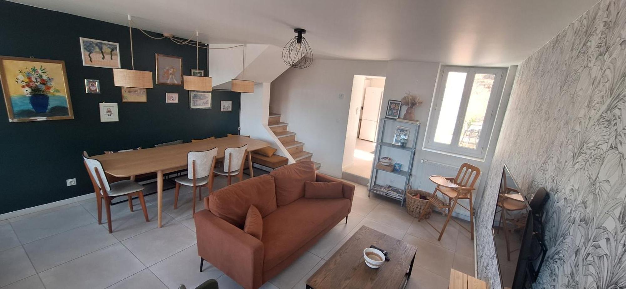 Maison Familiale Avec Exterieur Menage Et Linges Inclus Rouen Luaran gambar