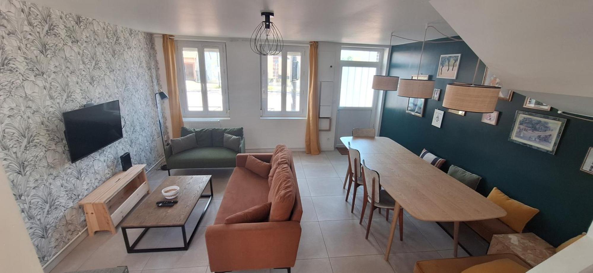 Maison Familiale Avec Exterieur Menage Et Linges Inclus Rouen Luaran gambar