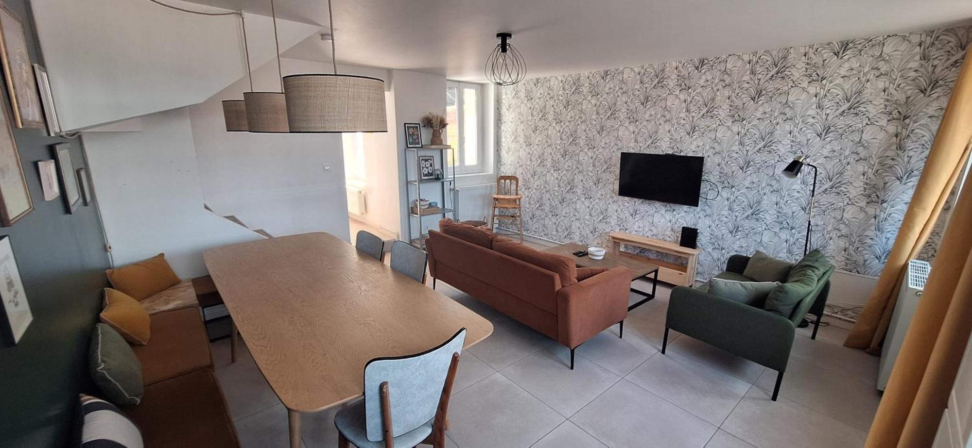 Maison Familiale Avec Exterieur Menage Et Linges Inclus Rouen Luaran gambar